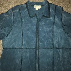 Yoakum patchwork suede jacket